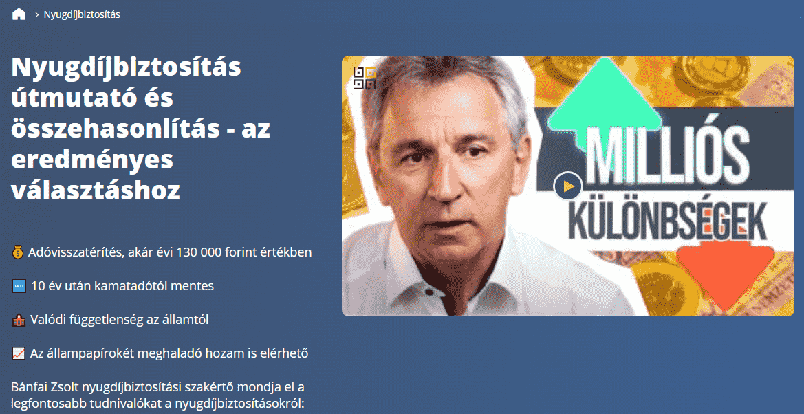 nyugdíjbiztosítás