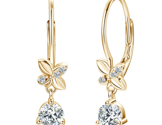 Lógós ezüst fülbevalók